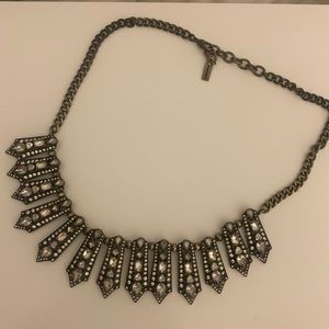 Neutral statement necklace
